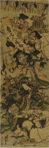 EISEN/Seven deities, vertical diptych