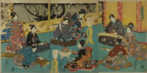 豊国三代/春夜の御遊のサムネール