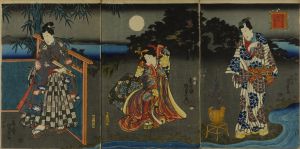 豊国三代/近江八景之内　石山秋月のサムネール