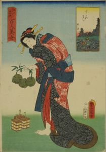 豊国三代/江戸名所百人美女　とりのまちのサムネール