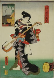 豊国三代/江戸名所百人美女　吉徳稲荷のサムネール