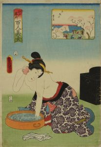 豊国三代/江戸名所百人美女　御殿やまのサムネール
