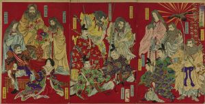 周延/本朝拝神貴皇鏡のサムネール