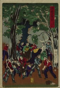 芳年/武者八景　日光今市のサムネール