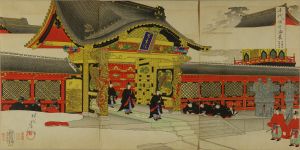 周延/千代田之御表 芝増上寺初御成ノ図のサムネール