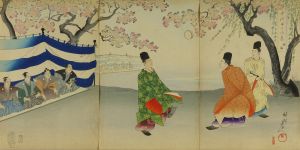 周延/千代田之御表 蹴鞠のサムネール
