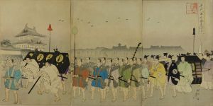 周延/千代田之御表 正月元日諸侯登城桔梗下馬のサムネール