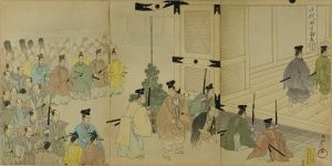 周延/千代田之御表 正月元旦諸侯登城御玄関前之図のサムネール