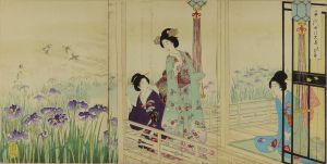 周延/千代田之大奥 花菖蒲のサムネール