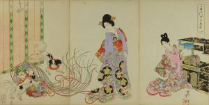 周延/千代田之大奥 狆のくるいのサムネール