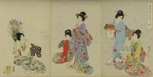 周延/千代田之大奥 月見宴のサムネール
