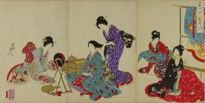 周延/千代田之大奥 お櫛あげのサムネール