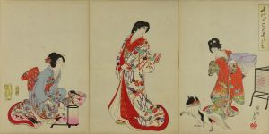 周延/千代田之大奥 式日　局の退出のサムネール