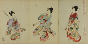 周延/千代田之大奥 追い羽根のサムネール