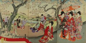 周延/千代田大奥　御花見のサムネール