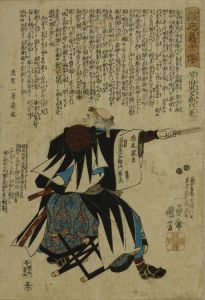 KUNIYOSHI/Yoshida Chuzaemon Kanesuke, from <i>Seichu gishiden</i> (Stories of the true loyalty of the faithful samurai)
