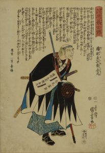 国芳/誠忠義士伝　廿一 織部矢兵衛金丸のサムネール