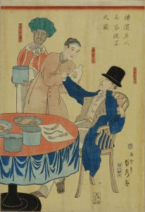 SADAHIDE/BAnquet at foreigner's merchant house