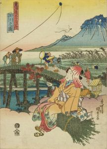KUNISADA/Kakegawa, from Tokaido gojusan tsugi no uchi (the Fifty-three stations of the Tokaido)のサムネール