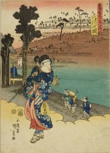 国貞/東海道五十三次之内 二川之図のサムネール