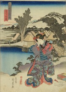 KUNISADA/Hodogaya, from */Tokaido gojusan tsugi no uchi/* (the Fifty-three stations of the Tokaido)のサムネール