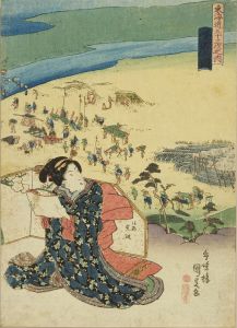 KUNISADA/Shimada, from */Tokaido gojusan tsugi no uchi/* (the Fifty-three stations of the Tokaido)のサムネール
