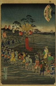 広重二代/末広五十三次　赤阪のサムネール