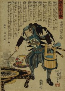 KUNIYOSHI/Teraoka Heiemon Nobuytuki, from */Seichu gishiden/*  (Stories of the true loyalty of the faithful samurai)のサムネール