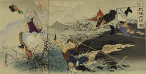 月耕/日清戦争平壌大捷ノ図のサムネール