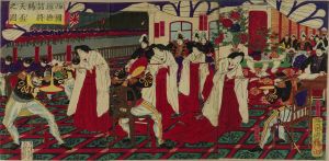 周延/西国鎮撫諸侯賜天盃之図のサムネール