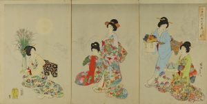 周延/千代田之大奥 月見宴のサムネール