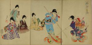 周延/千代田之大奥　長刀稽古のサムネール