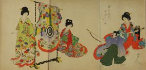 周延/徳川時代貴婦人之図　 (弓)　のサムネール