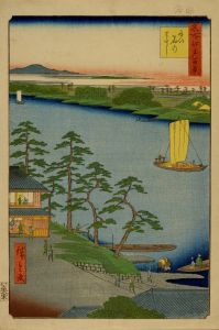 広重/名所江戸百景　にい宿のわたしのサムネール
