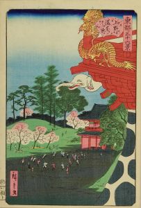 東都三十六景　上野満花之詠／広重二代