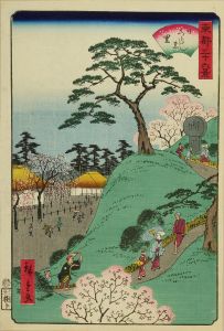 東都三十六景　日くらしの里／広重二代