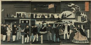 YOSHIKAZU/*/Amerikakoku jokisha orai/* (Steam train of America), triptychのサムネール