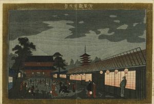 RYUSON/*/Asakusa Kannon yakei/* (Night view at Asakusa Knnon)のサムネール
