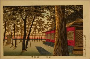 KIYOCHIKA/Dawn at Kanda Myojin Shrine, from */Tokyo meisho/* (Famous places of Tokyo)のサムネール