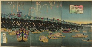 YOSHITOSHI/View of Ryogoku Bridge, Tokyoのサムネール