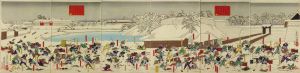 YOSHITOSHI/Scene of assassination of Ii Naosuke outside Sakurada Gate, six sheets, completeのサムネール