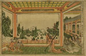 KATSUKAWA SHUNKYOKU/*/Shimpan uki-e Raiko Oeyama iri no zu/* (Newly published perspective picture, view of Minamoto Raiko entering Mount Oe) のサムネール