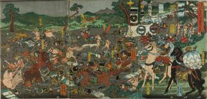 YOSHIKAZU/Battle of Teshimagawara, triptychのサムネール