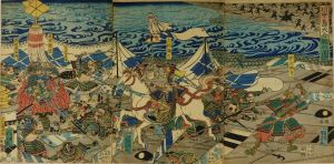 YOSHIKAZU/Battle of Kawanakajima, triptychのサムネール