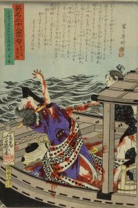 YOSHIIKU/Geisha Miyokichi, from */Eimei nijuhasshuku/* (Twenty-eight forms of murders with verse)のサムネール