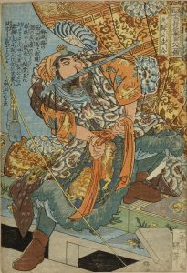 KUNIYOSHI/Bizenko Shuto (Zhu Tong), from */Tsuzoku suikoden goketsu hyakuhachinin no hitori/* (One-hundred and eight heroes of the popularized Suikoden)のサムネール