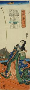 KUNIYOSHI/Tamamushi no mae, from */Kenjo hakkei/* (Eight wise women), subtitled */Yashima yusho/* (Evening glow at Yashima)のサムネール
