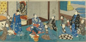 国芳/八代目市川団十郎快気祝の図のサムネール