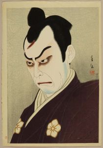 SHUNSEN/Portrait of the actor Nakamura Utaemon in the role of Badarai no Mitsuhideのサムネール