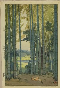 YOSHIDA HIROSHI/*/Chikurin / Bamboo Wood/*, signed in brush and in pencil, with */jizuri/* sealのサムネール